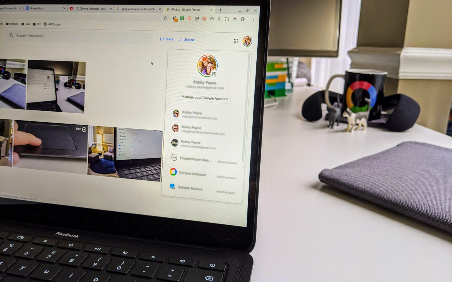 New Account Switch Material Design Ui Rolling Out To Google S Web Services