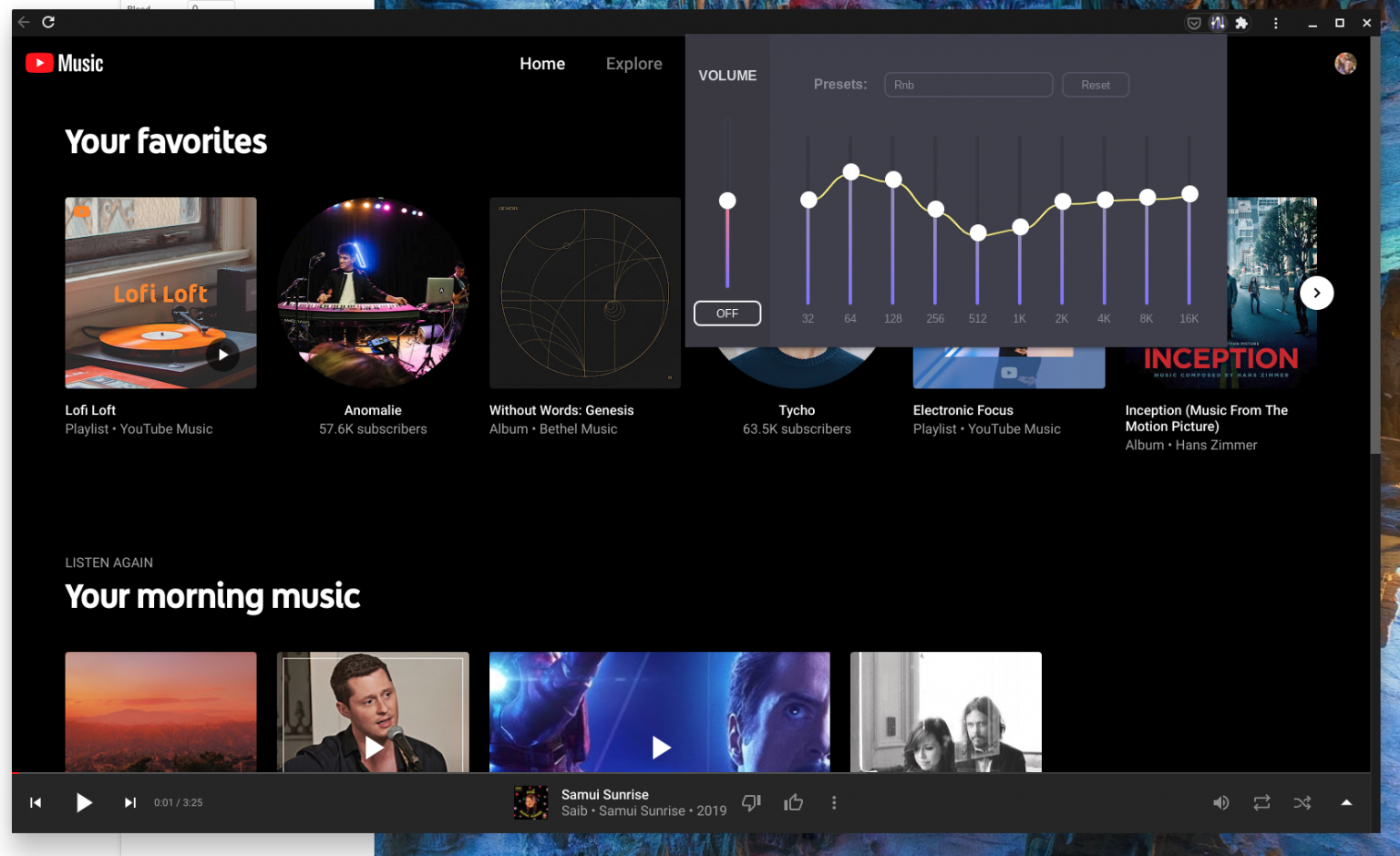 How to use an EQ for your Chromebook audio playback