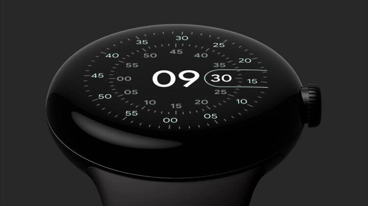 Featured image with pixel watch using a digital watch face