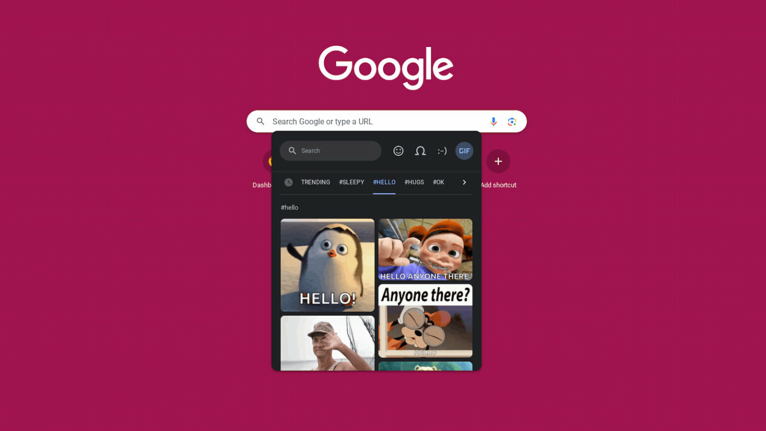 ChromeOS Emoji picker is adding GIF support