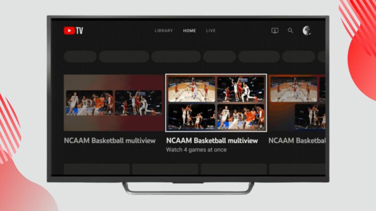 YouTube TV build a multiview feature