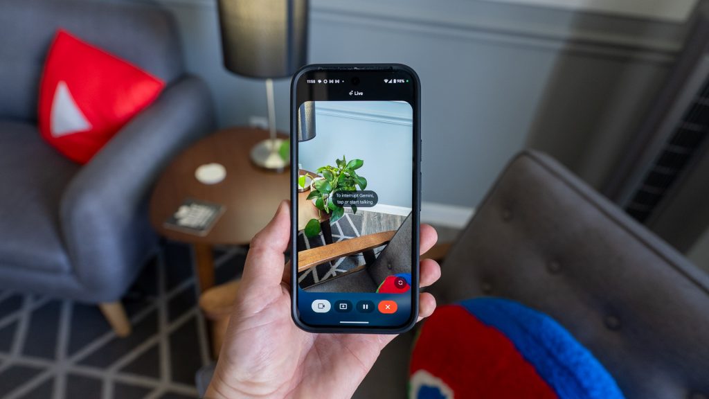 Gemini Live's new camera mode on Pixel 9 Pro