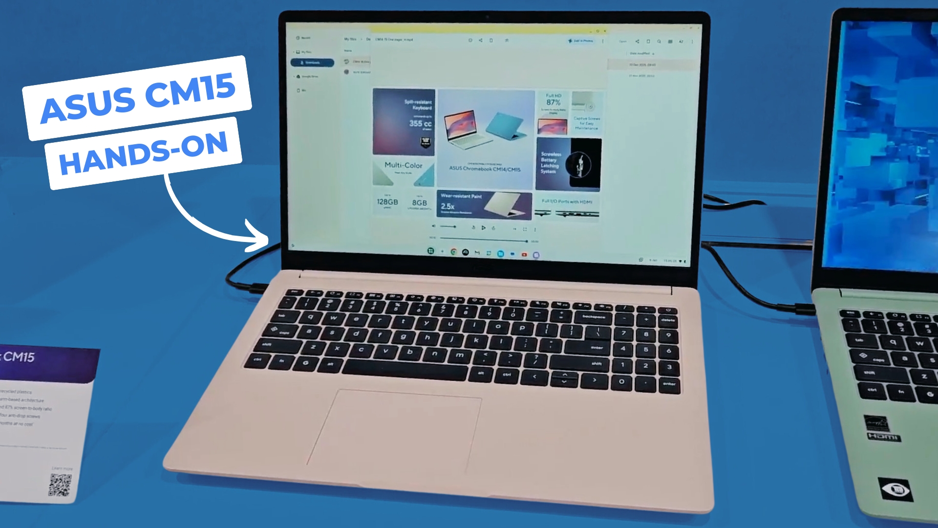 Hands-On with the ASUS Chromebook CM15 at CES 2026 [VIDEO]