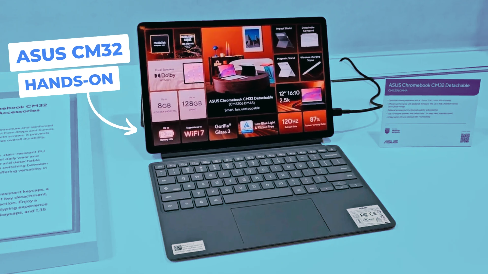 ASUS surprises at CES 2026 with the new Chromebook CM32 Detachable [VIDEO]