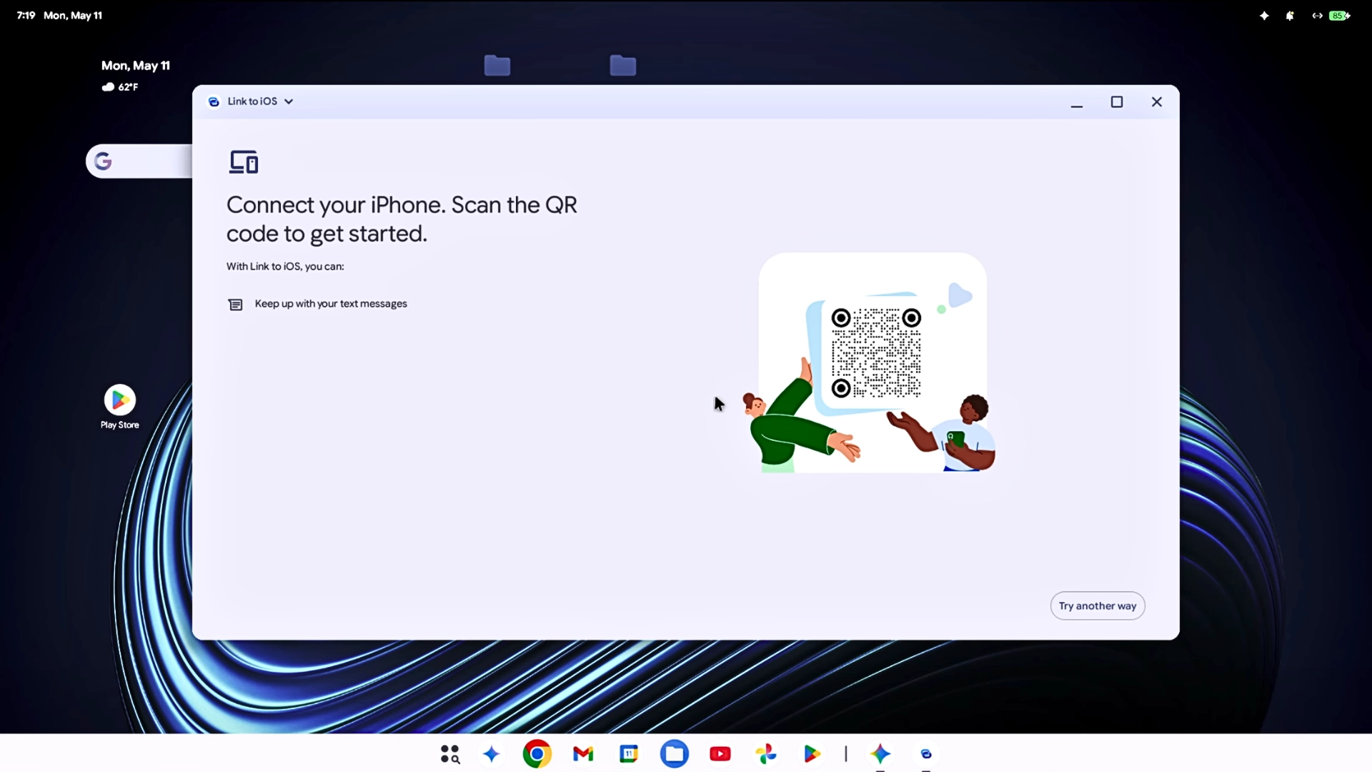 Yes, you’ll be able to link iPhone to Googlebook for connected experiences