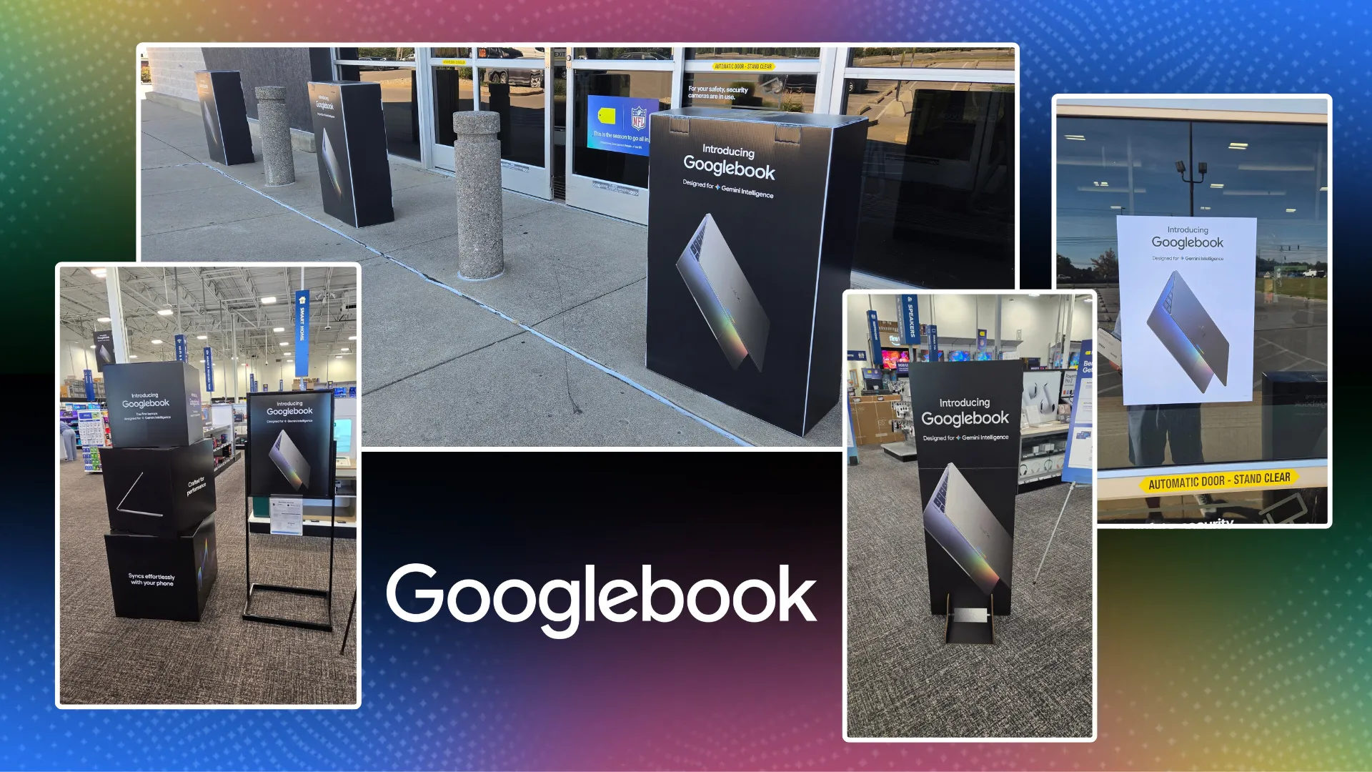 Googlebook is taking over Best Buy with an unprecedented in-store marketing push