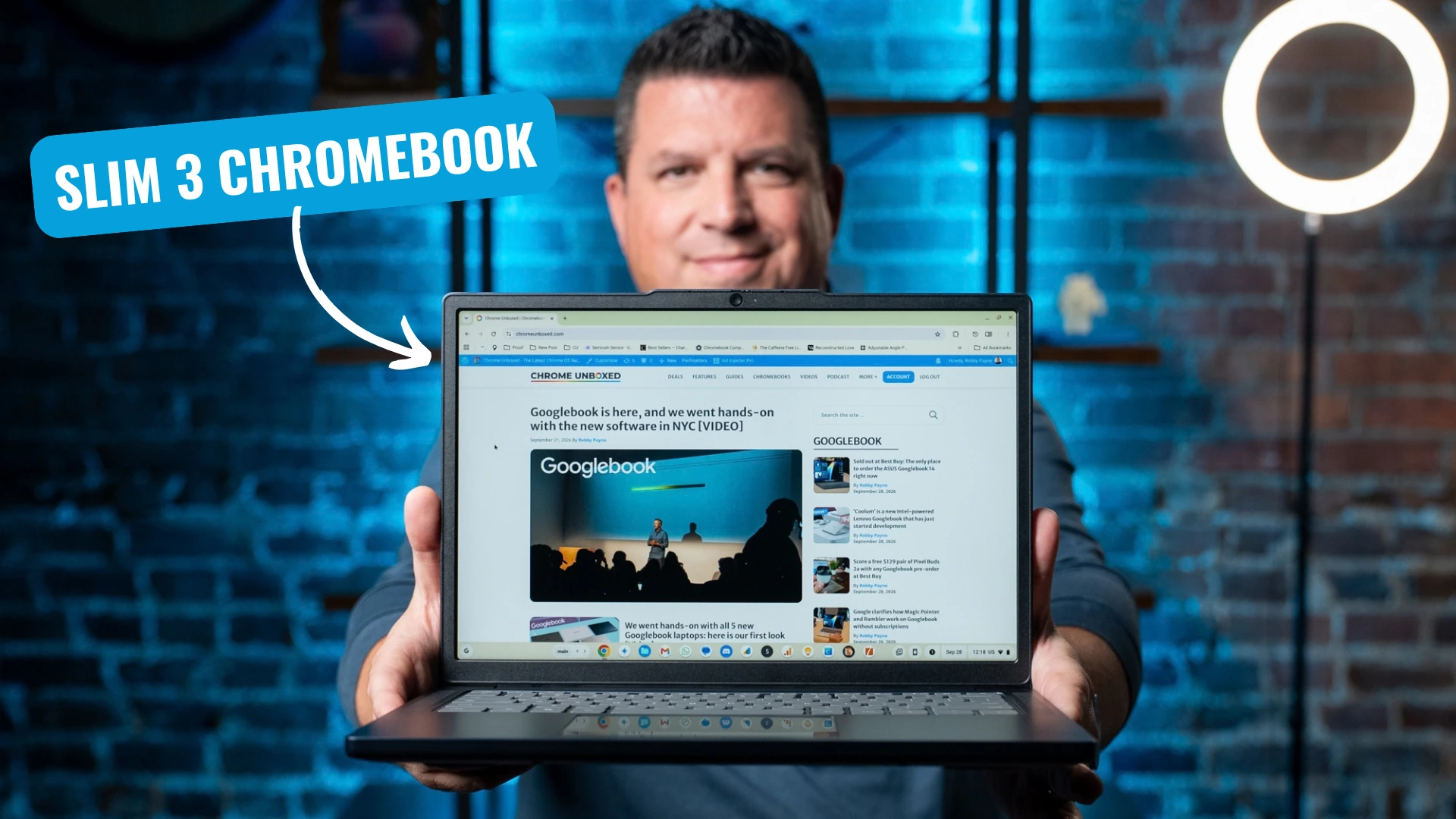 Enter to win a brand new Lenovo Slim 3 Chromebook with the Kompanio 540